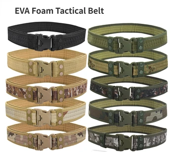 הצבא מאוורר חיצוני הסוואה בד החגורה קצף EVA טקטי חגורות