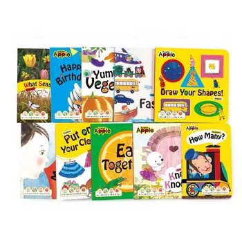 10 כרכים באנגלית אפל, אנגלית הארה ספר תמונה 3-6 שנים מוקדם חינוך הארה ספר סיפור