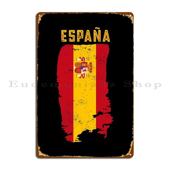 Espaa בציר ספרדית מתכת לוח קיר בעיצוב עיצוב הסלון פאב פח מצחיק סימן פוסטר