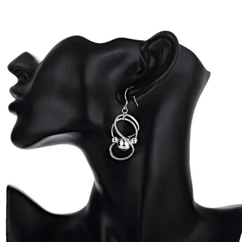 חדש יצירתיות, כסף סטרלינג 925 עגילי אופנה טמפרמנט נשים יום האהבה מתנות רחוב כל-התאמת תכשיטים