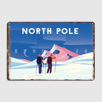 הקוטב הצפוני 1 פוסטר מתכת פלאק פלאק רטרו מועדון בר קולנוע המוסך פוסטרים סימן פח