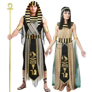 נשים המצרית העתיקה המלכה קליאופטרה תחפושות גברים מצרים פרעה תלבושות פנטזיה ליל כל הקדושים פורים קרנבל מרדי גרא להתלבש