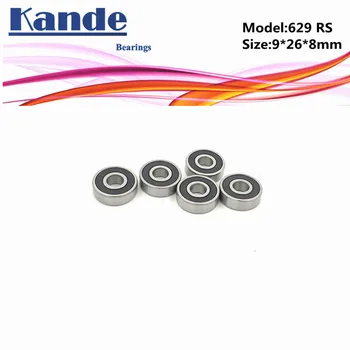 Kande מסבים 629 ABEC-5 6292RS 629 2RS מיניאטורי עמוק Groove מיסב 9x26x8mm 629 2RS 629RS 629 RS