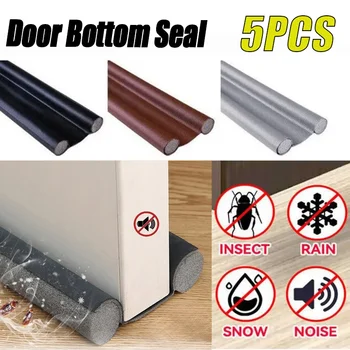 5PCS בתחתית הדלת לאטום את דלת השירותים חותם הגנה עמיד למים חותם Waterstop בידוד אקוסטי Dustproofing הרצועה החותמת